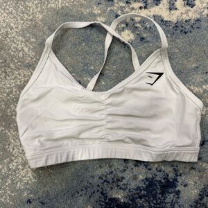 White Gymshark Sports Bra